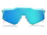100 Percent "Speedcraft XS" Sunglasses - Tatis 4 Blue Topaz Mirror Lens / Soft Tact Blue