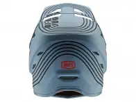 100 Percent "Status BMX/Downhill" Fullface Helmet - Caltec/Grey/Red