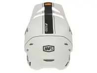 100 Percent "Status BMX/Downhill" Fullface Helm - Carby Silver/Orange