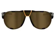 100 Percent "Westcraft" Sunglasses - Soft Gold Mirror Lens / Black