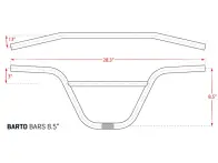 34R "Barto" BMX Bar