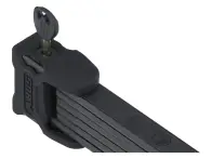 ABUS "Bordo 6000K" Faltschloss + SH SF Sattelhalter und Raincap - 90 cm
