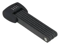 ABUS "Bordo Combo 6000C LED" Folding Lock + SH Bracket - 90 cm