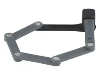 ABUS "Bordo Lite Mini 6055K" Folding Lock + SH Bracket - 60 cm