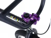 Academy BMX "Aspire" 2018 BMX Bike - Matte Black/Purple