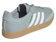 adidas Cycling "Velosamba Leather" Cycling Shoes - Silver/White