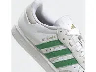 adidas Cycling "Velosamba Leather" Cycling Shoes - White/Green