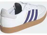 adidas Cycling "Velosamba Leather" Fahrradschuhe - White/Purple
