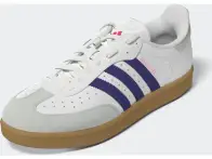 adidas Cycling "Velosamba Leather" Fahrradschuhe - White/Purple