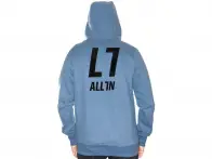 ALL IN "Classic" Hooded Zipper - Blue
