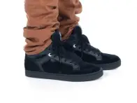 Almond "Belmont Leather Black" Shoes