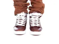 Almond "Belmont Leather Brown" Shoes