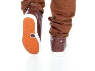 Almond "Belmont Leather Brown" Shoes