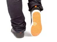 Almond "Belmont" Shoes black/orange