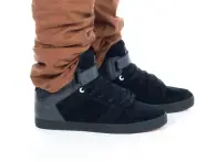 Almond "Duke High Black" Shoes