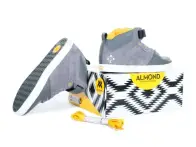 Almond "Duke High" Summer 2013 Shoes - Grey