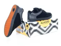 Almond "Duke Low Black" Shoes