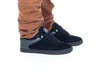 Almond "Duke Low Black" Shoes