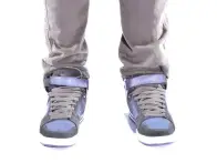 Almond "Magnus" Shoes purple/grey