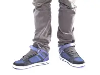 Almond "Magnus" Shoes purple/grey