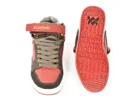 Almond "Magnus" Shoes red/grey