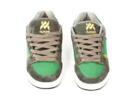 Almond "Metric" Shoes green/grey