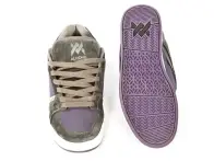 Almond "Metric" Shoes purple/grey