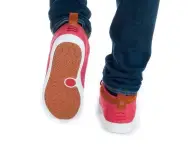Almond "Riviera Mid" Shoes  - Red