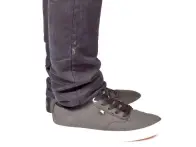 Almond "Riviera" Shoes black