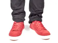 Almond "Riviera" Shoes red
