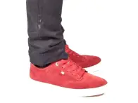 Almond "Riviera" Shoes red