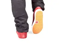Almond "Riviera" Shoes red