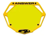 Answer "3D" BMX Race Nummernschild