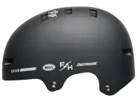 Bell "Local" BMX Helm - Matte Black/White (Fasthouse)