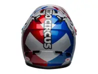 Bell "Sanction" Fullface Helmet - Red/Silver/Blue Nitro Circus