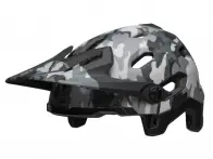 Bell "Super DH" Spherical Fullface Helm - Matte Gloss Black Camo