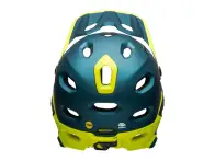 Bell "Super DH" Spherical Fullface Helm - Matte Gloss Blue Hi-Viz