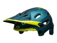 Bell "Super DH" Spherical Fullface Helm - Matte Gloss Blue Hi-Viz