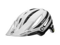 Bell "Sixer Mips" MTB Helm - Fasthouse Stripes Matte White/Black