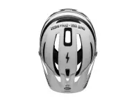 Bell "Sixer Mips" MTB Helm - Fasthouse Stripes Matte White/Black