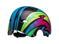 Bell "Span" BMX Helm - Gloss Blue/Magenta Psycho