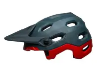Bell "Super DH" Spherical Fullface Helm - Prime Matte Blue/Crimson