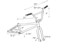 Flybikes "Proton FC" BMX Rad - Black - RHD