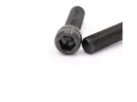 Pride Racing "Bolts Kit 10mm" BMX Race Naben Ersatzteile - Edelstahl, Schwarz Eloxiert, 10mm