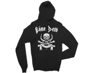 Bone Deth "March Or Die" Hooded Zipper - Black