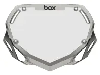 BOX Components "Box Two Chrome" BMX Race Nummernschild