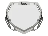BOX Components "Box Two Chrome" BMX Race Nummernschild