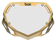 BOX Components "Box Two Chrome" BMX Race Nummernschild