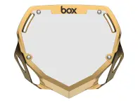 BOX Components "Box Two Chrome" BMX Race Nummernschild