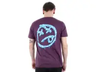 BSD "Melting Acid Face" T-Shirt - Purple
